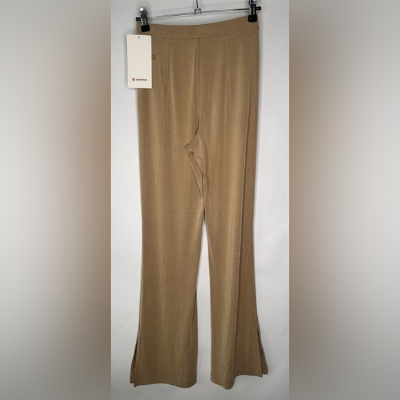 Lululemon Brushed Softstreme Half Zip and Drapey Softstreme Flared Pants Set - Picture 7 of 17